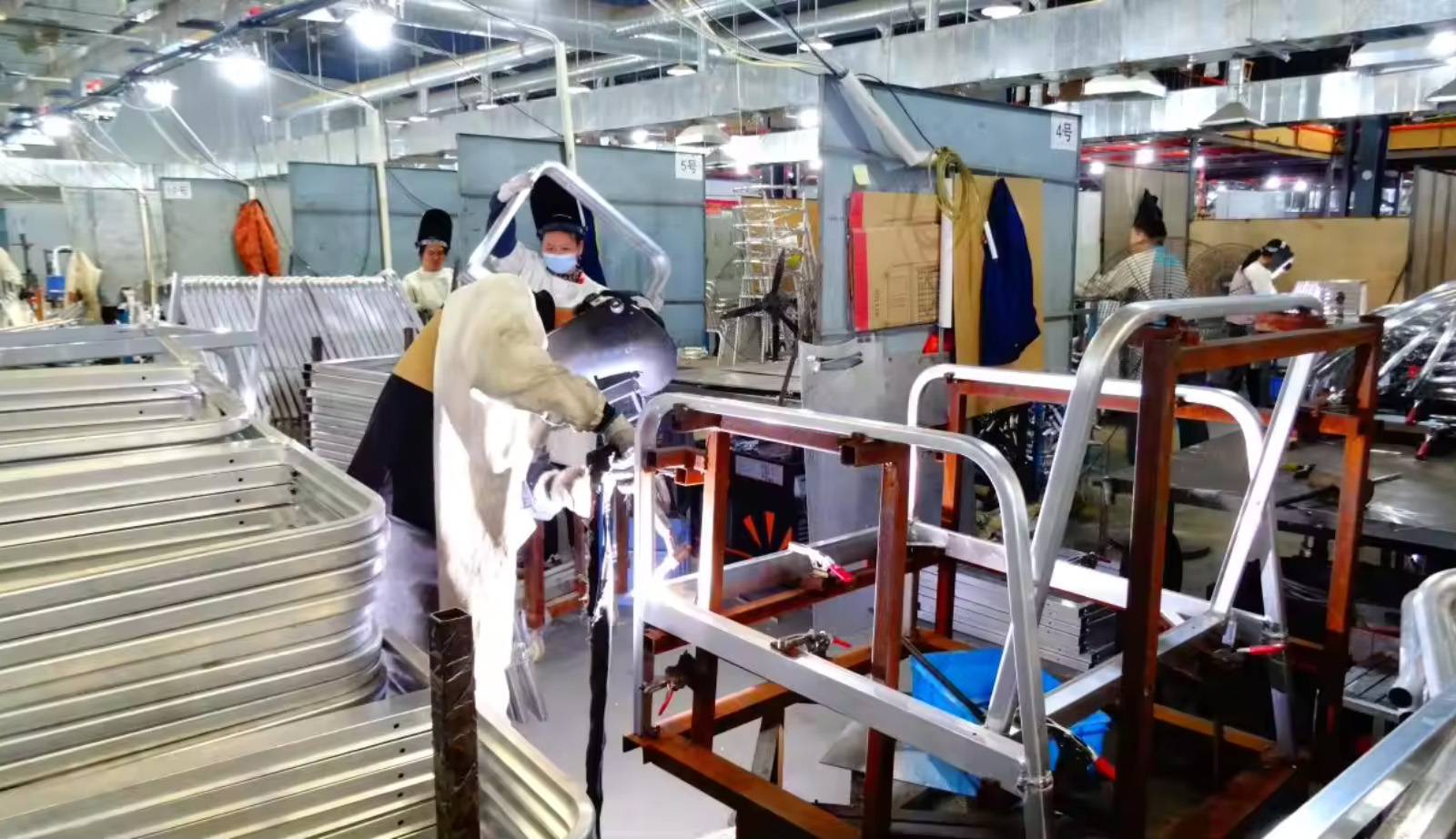 Outdoor furniture factory