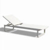 Chaise longue à sangles réglables