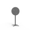 Commercial Outdoor Metal Bar Table and Backless Stool Set
