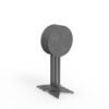 Commercial Outdoor Metal Bar Table and Backless Stool Set