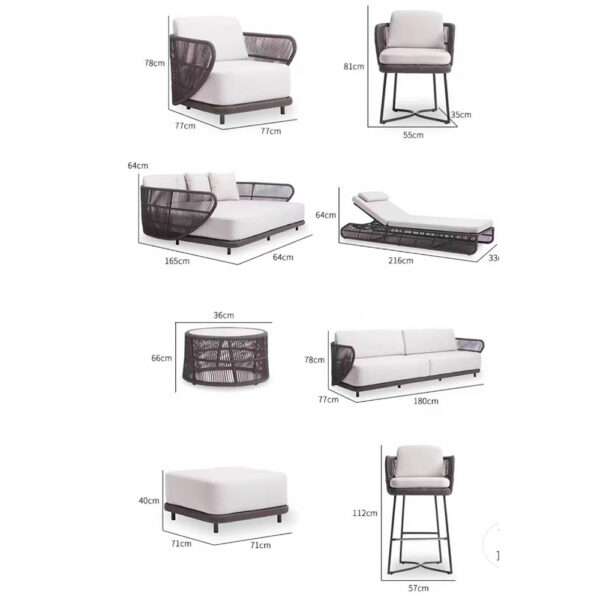 Cord-Style Cushioned Lounge Armchair