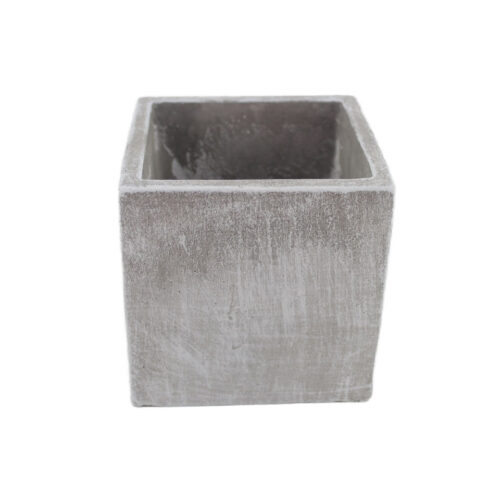 Vaso decorativo cilindrico grigio per acquisti all'ingrosso