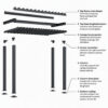 Freestanding Louvered Pergola for Outdoor Project Sourcing