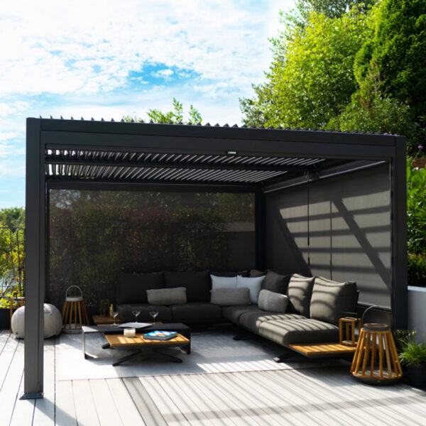 Freistehende Pergola mit Lamellen für die Beschaffung von Projekten im Außenbereich