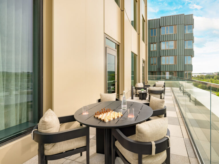 Hotel Terrace Furniture Layouts