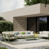 Modulares Sofa für den Außenbereich