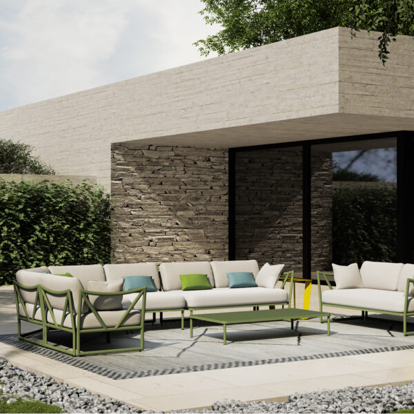 Modulares Sofa für den Außenbereich