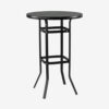 Patio Bistro Table and Tall Sling Chairs