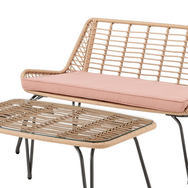 Set da giardino con intreccio aperto per l'approvvigionamento all'ingrosso