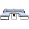 Set di divani da giardino con pouf per l'approvvigionamento all'ingrosso Set di divani da giardino con pouf per l'approvvigionamento all'ingrosso