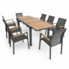 Rectangular Patio Dining Set for Hospitality Procurement