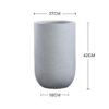 Tall Speckled Gray Cylindrical Planter for Trade Sourcing