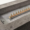 Wholesale Rectangular Linear Fire Pit with Recessed Base
