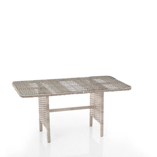 Wholesale Woven Patio Dining Set with Cushioned Armchairs